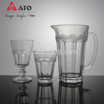 Modern Borosilikat Glas Pitcher Äis Téi Pitcher